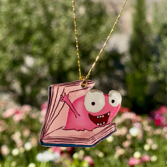 Book monster locket