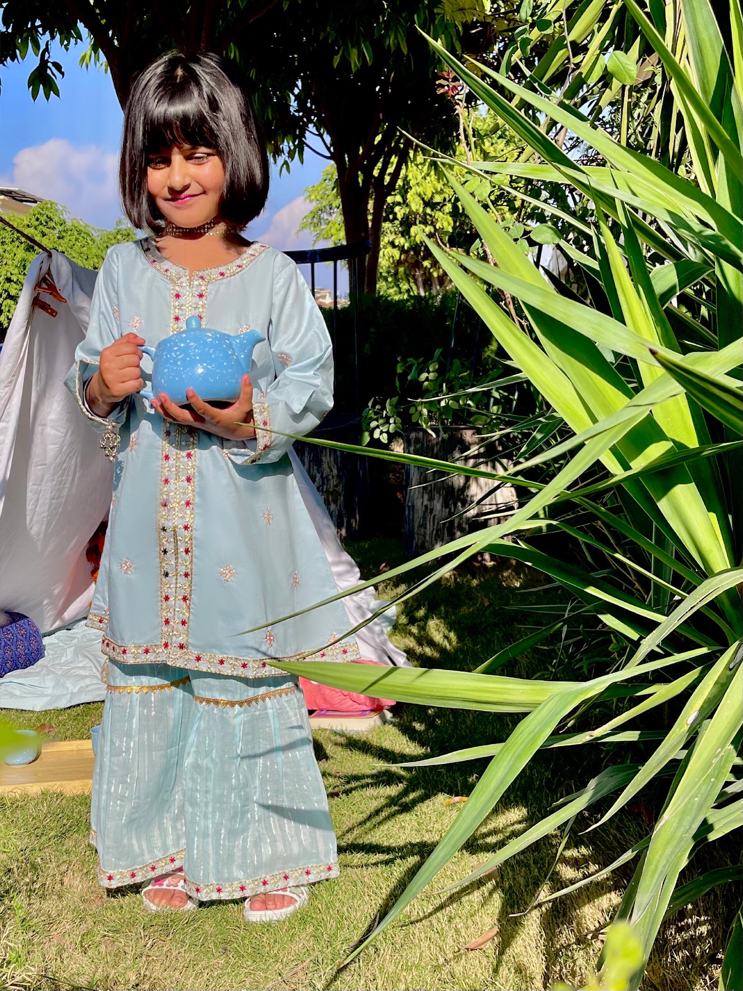 Magical blue 2 Piece Set for Girls