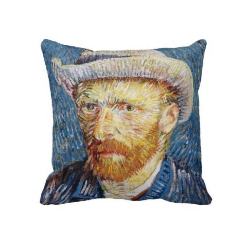 Set of 4 Van Gogh Cushions/ Cushion Cases