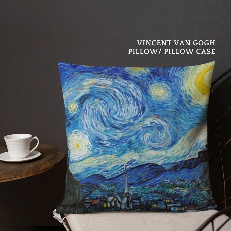 Set of 4 Van Gogh Cushions/ Cushion Cases