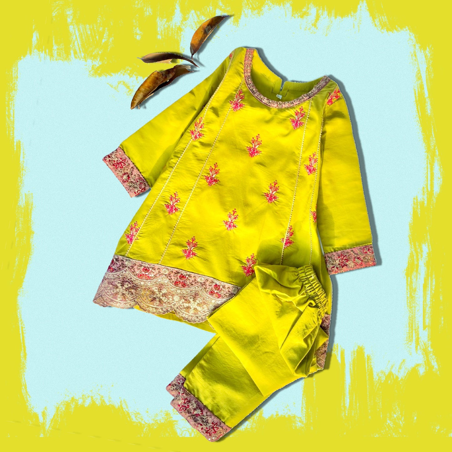 Juicy Green 2 Piece Set for Girls