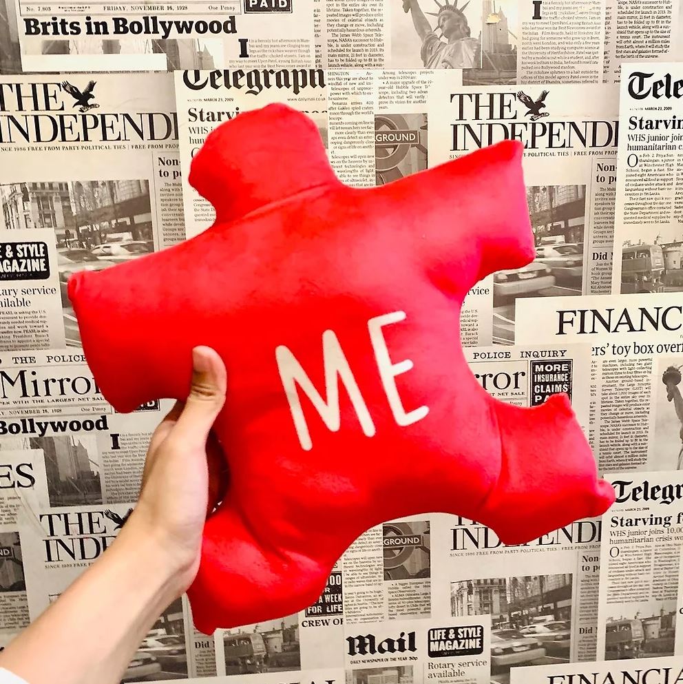 Me+you Puzzle cushions