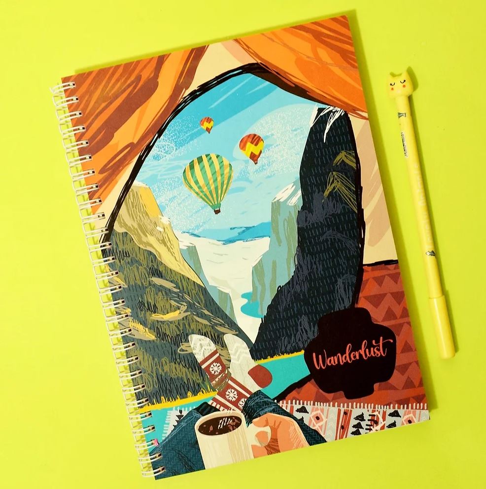 Wanderlust notebook