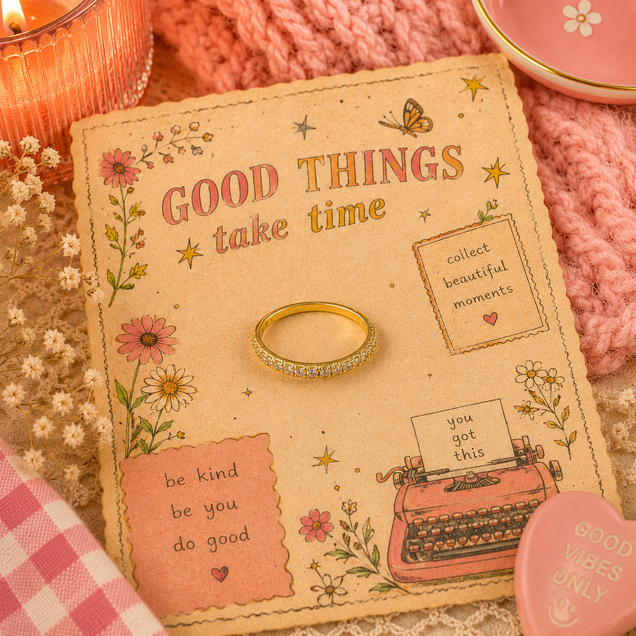 Crescent bling ring
