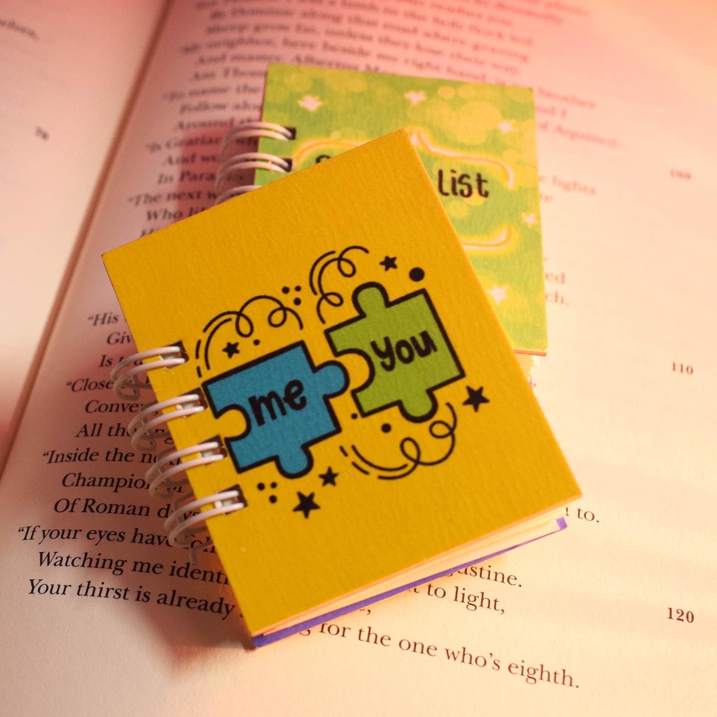 Miniature notebook set of 5