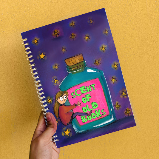 Old book scent notebook