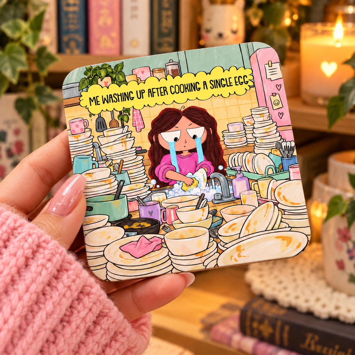 Messy Me coaster