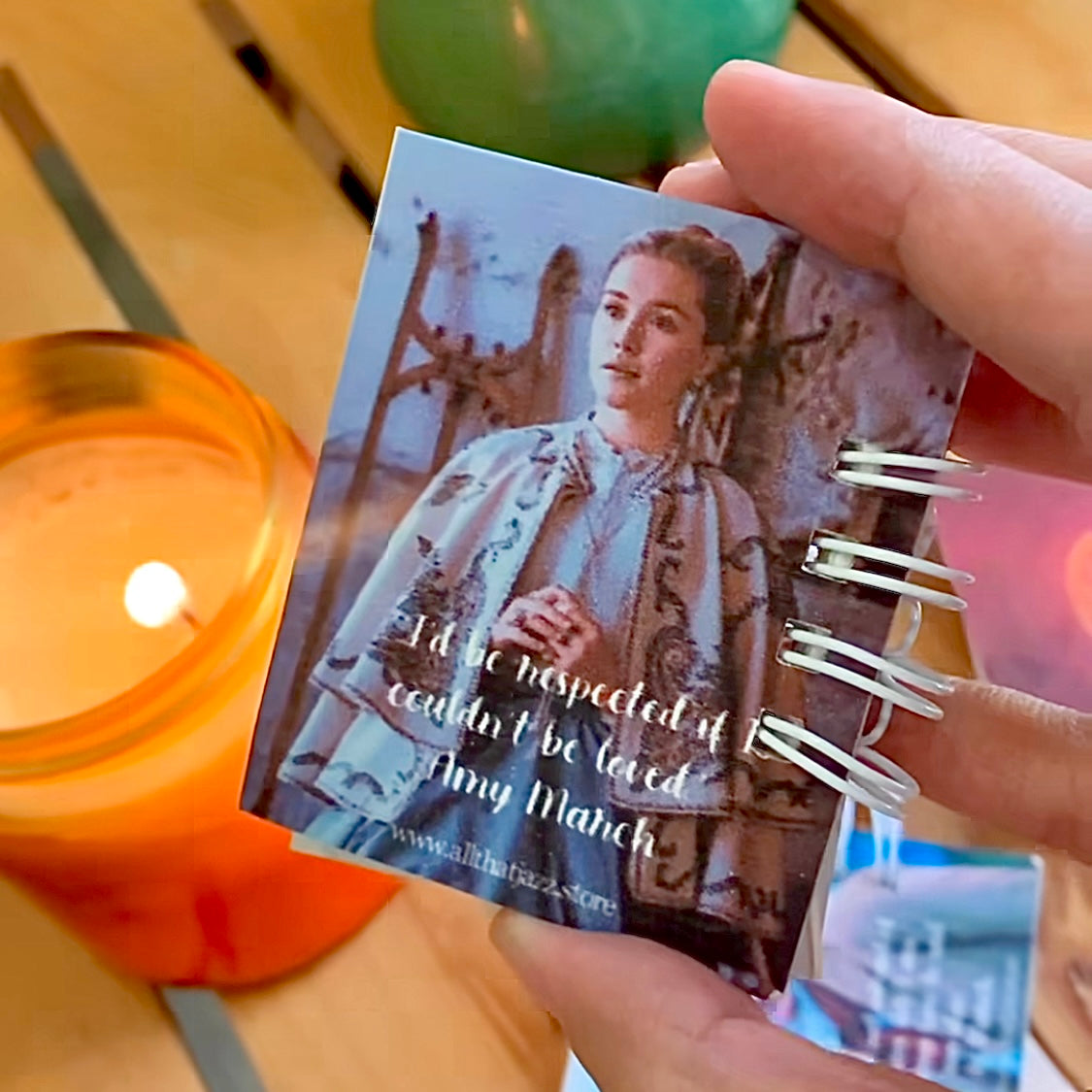 Amy little women miniature notebook