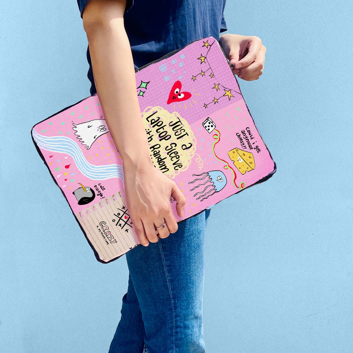 Random Doodle Laptop Sleeve
