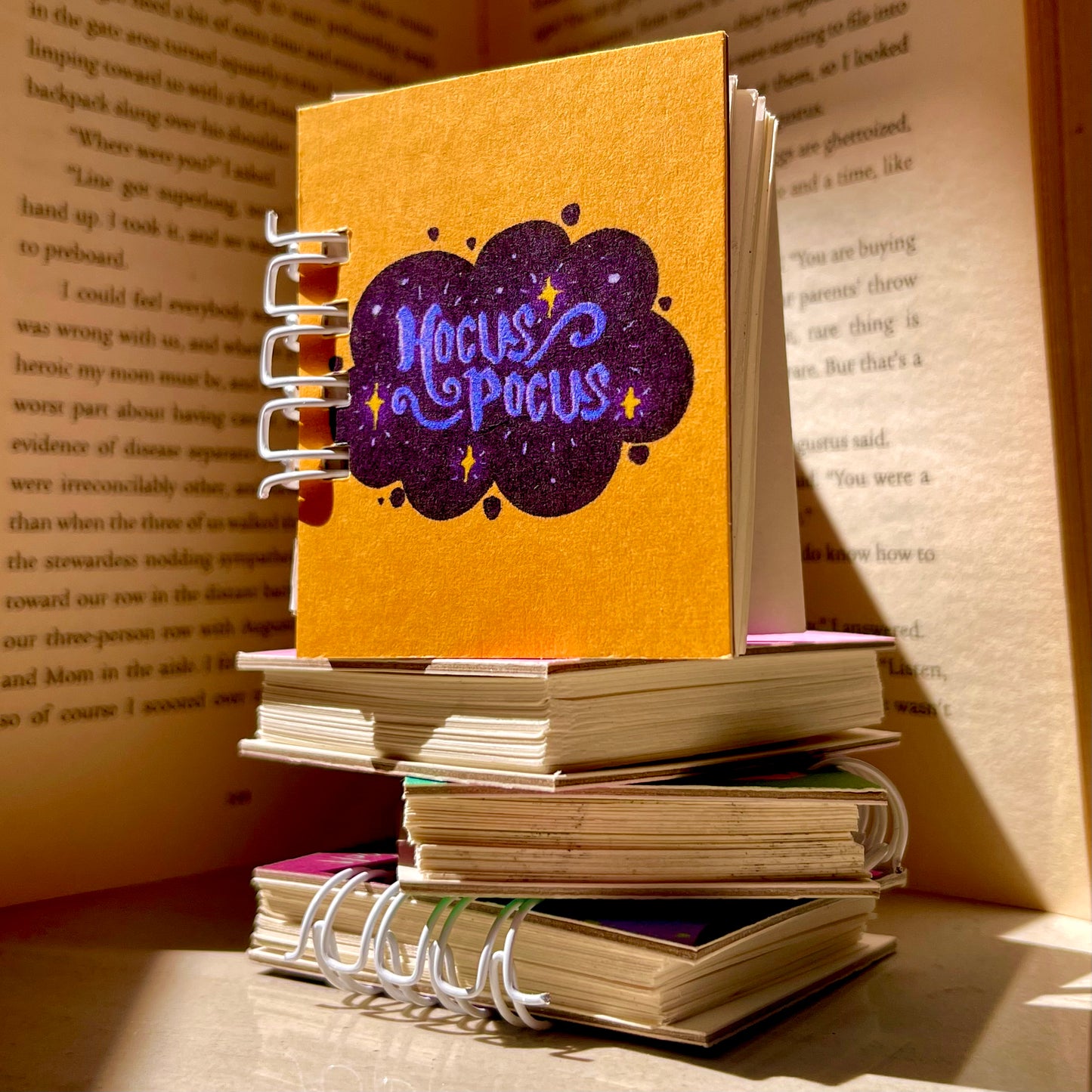 Pack of 10 miniature notebook