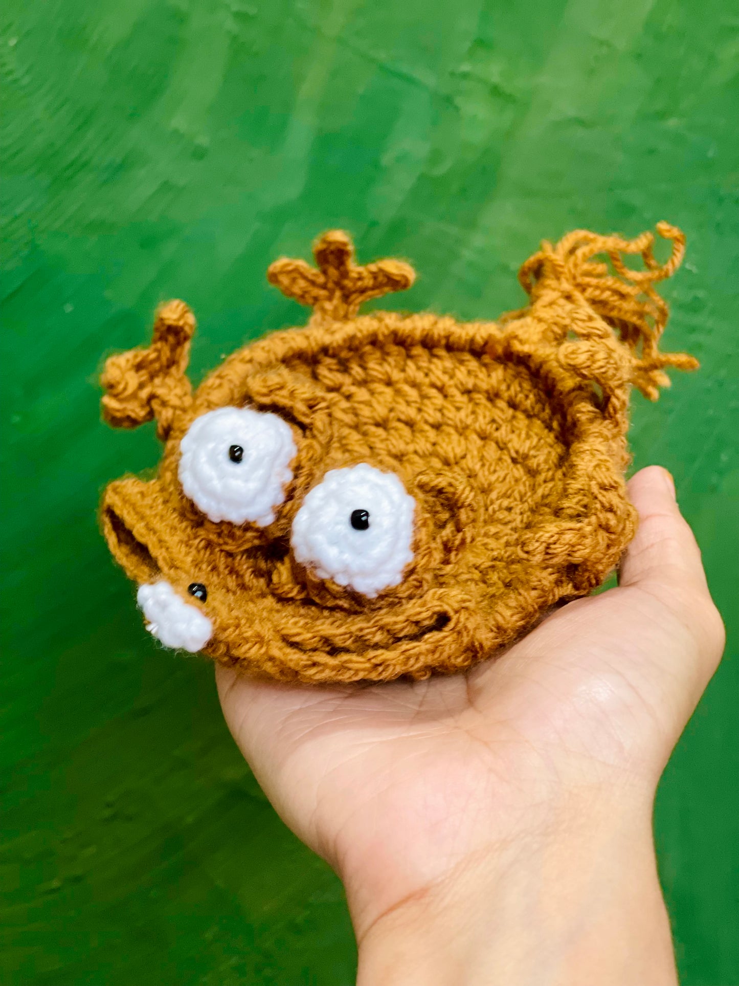Crochet Squirrel Coaster