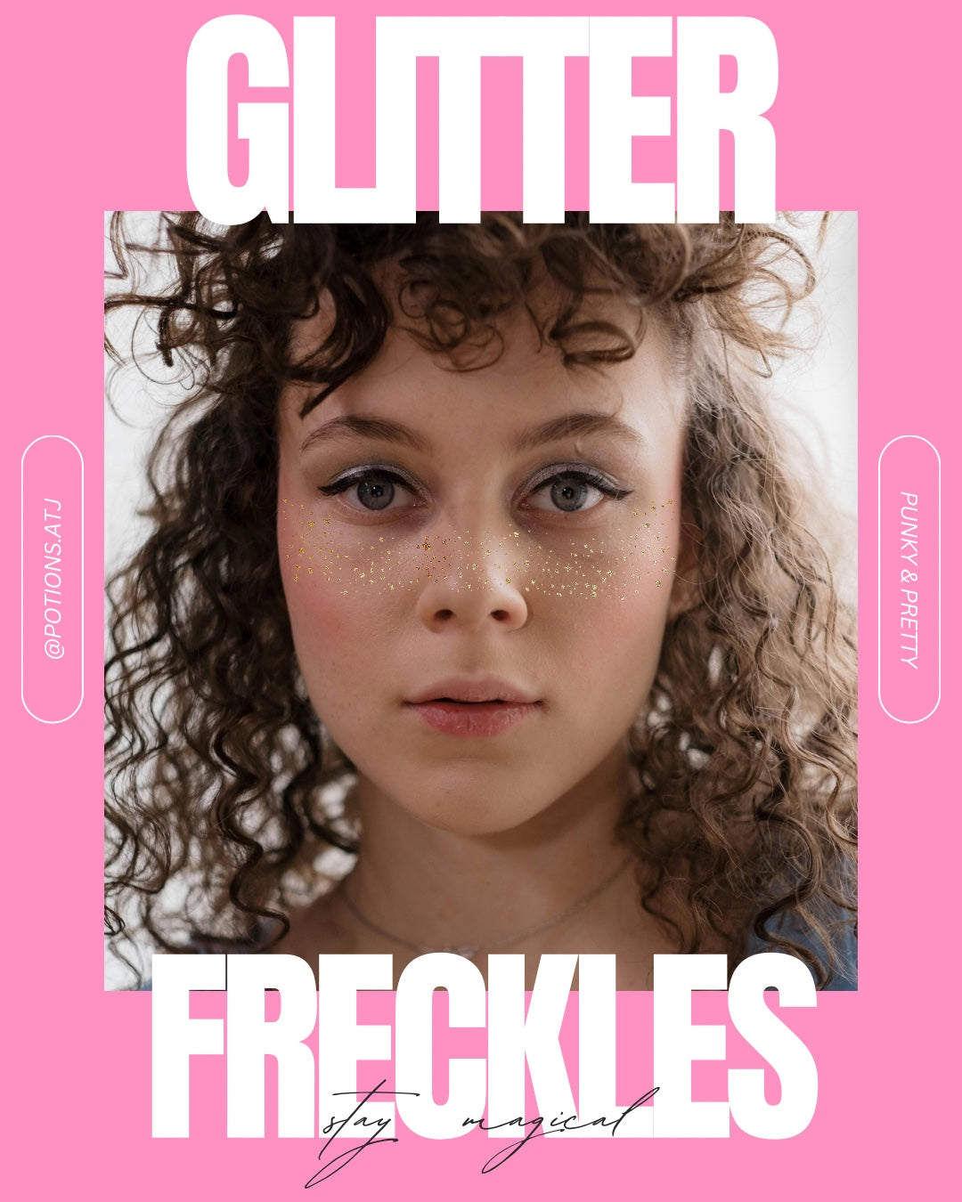 Glitter freckles