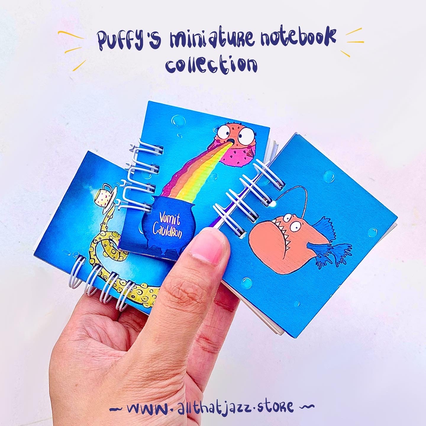 Puffy’s miniature notebook collection