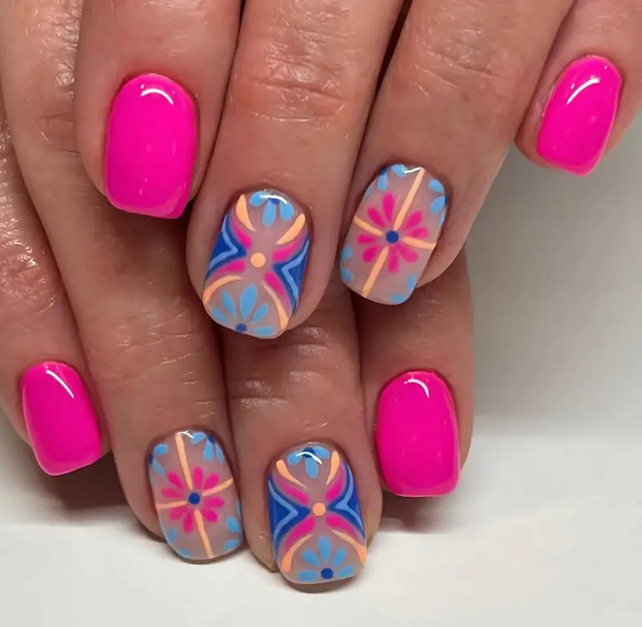 Funky Press on nails