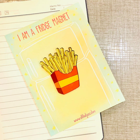 Fries fridge magnet