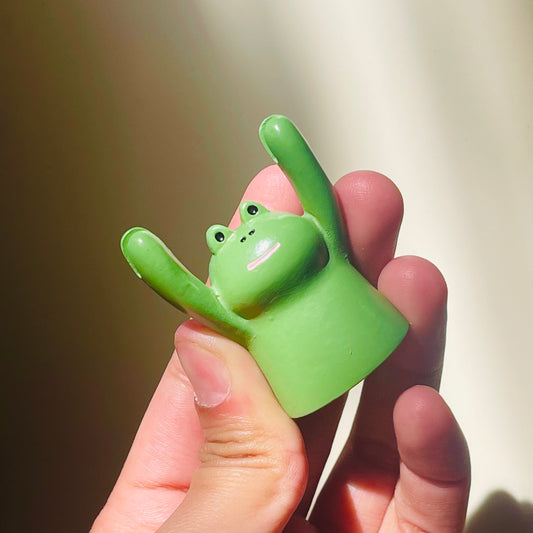 Frog Ceramic Stand