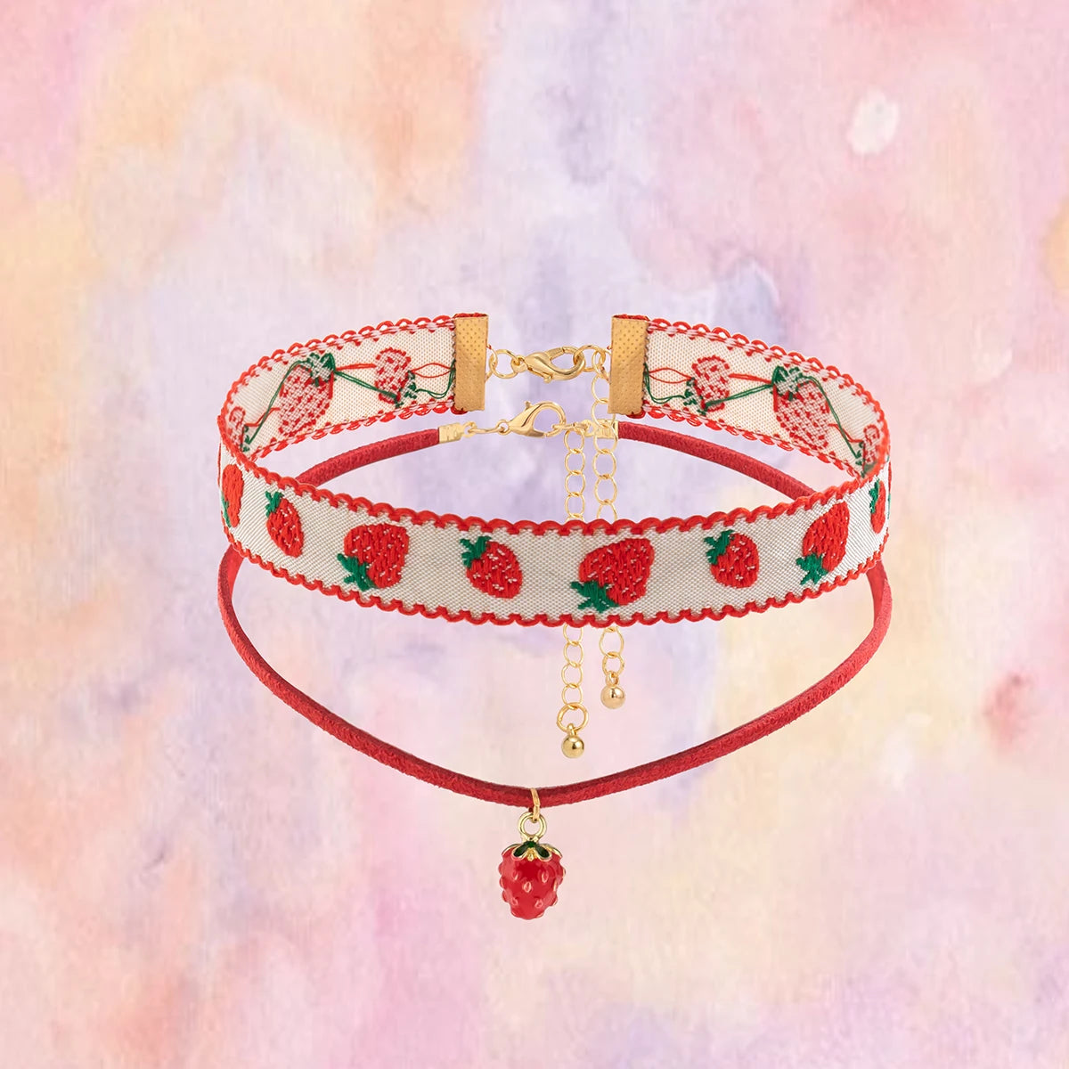 Strawberry choker set