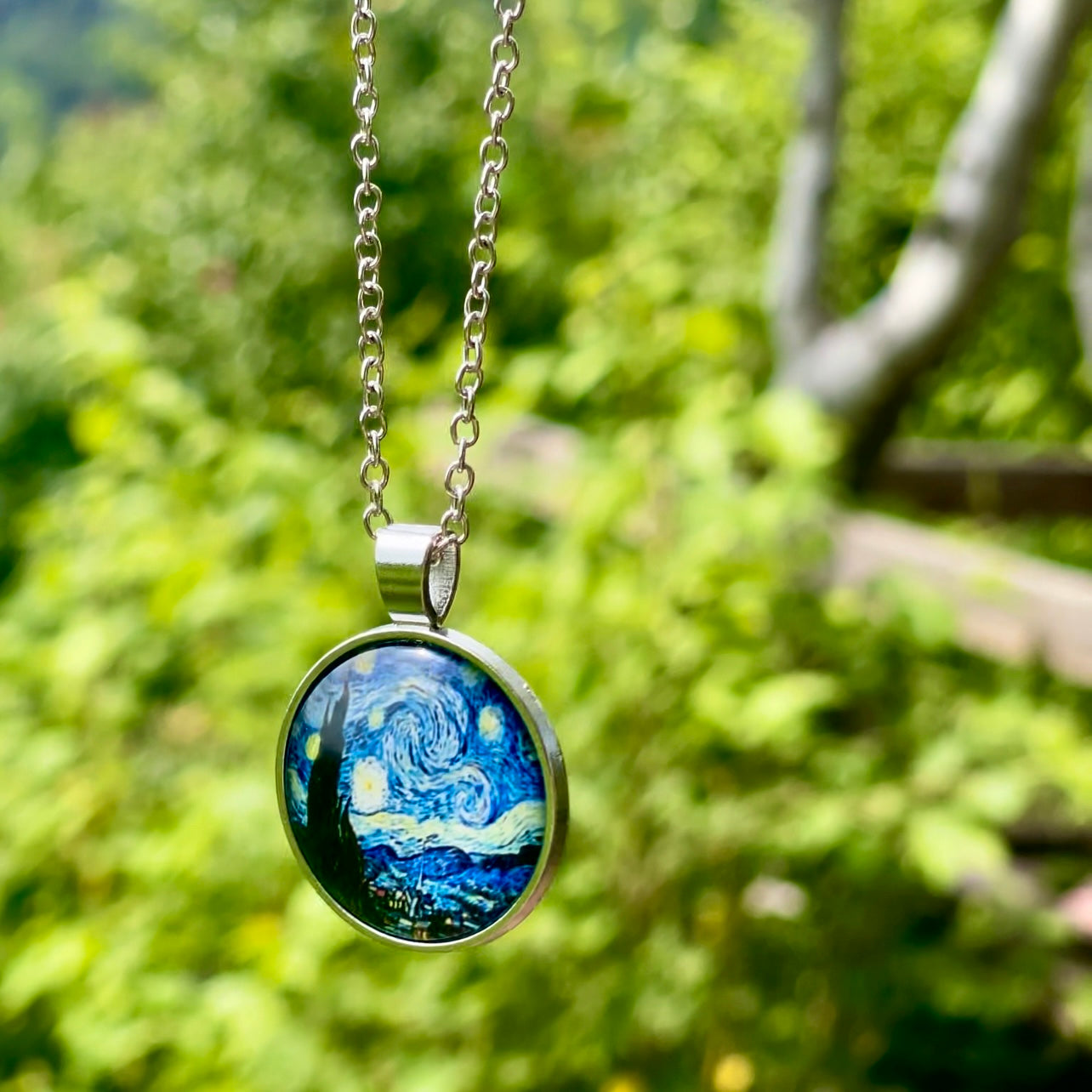 Starry night necklace