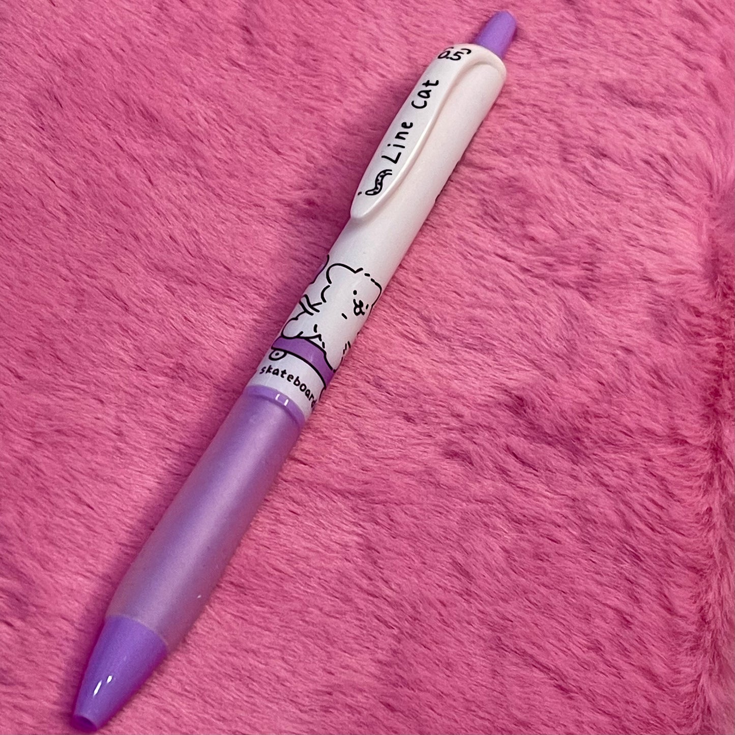 Little white cat pens