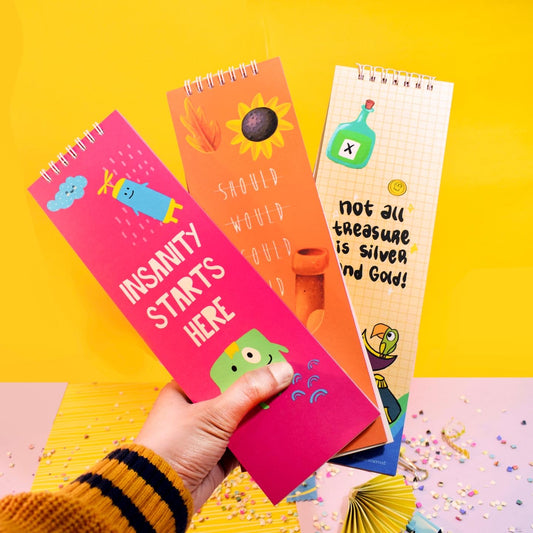 Quirky Set of 3 Giant notepad