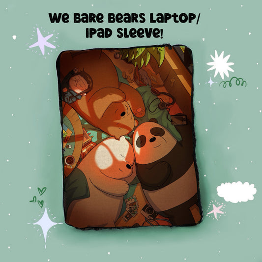 We Bare Bears Laptop/ Ipad Sleeve