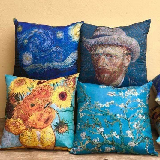 Set of 4 Van Gogh Cushions/ Cushion Cases