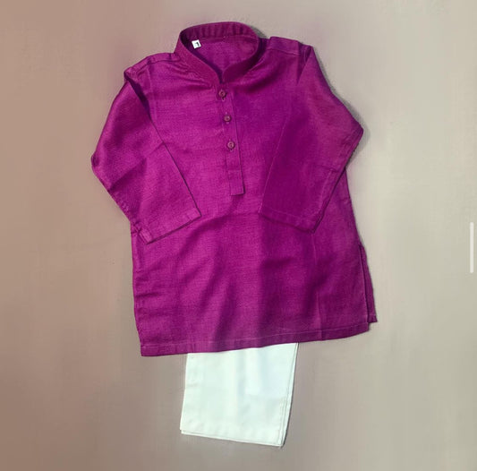 Plum Kurta-163