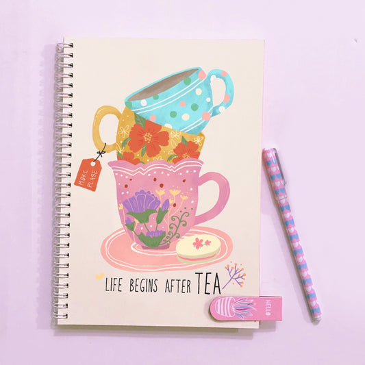 Vintage Tea notebook