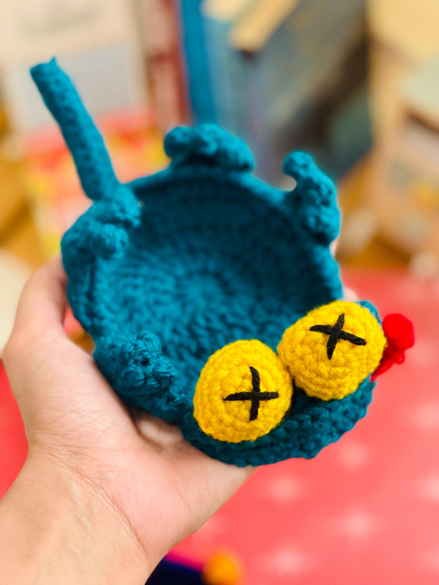 Crochet Gecko Coaster