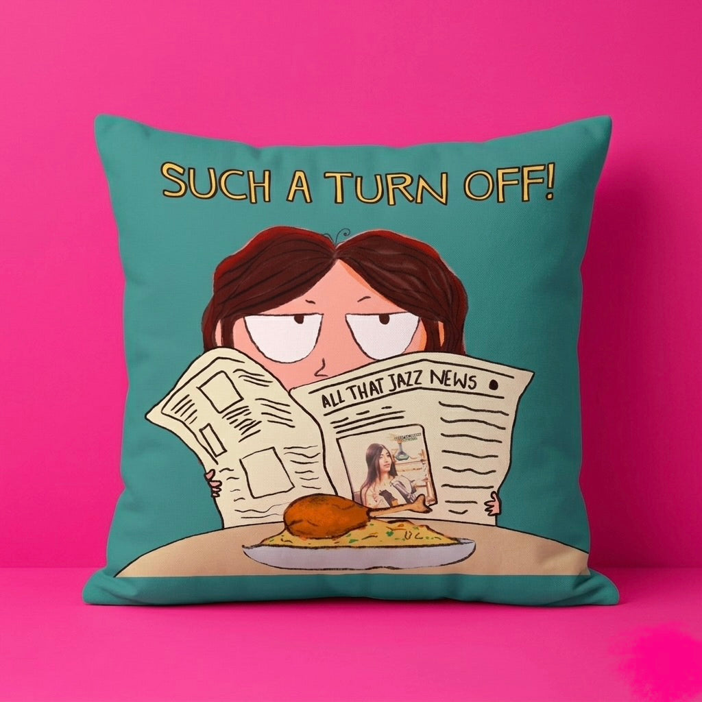 Such a turn off Cushion cover