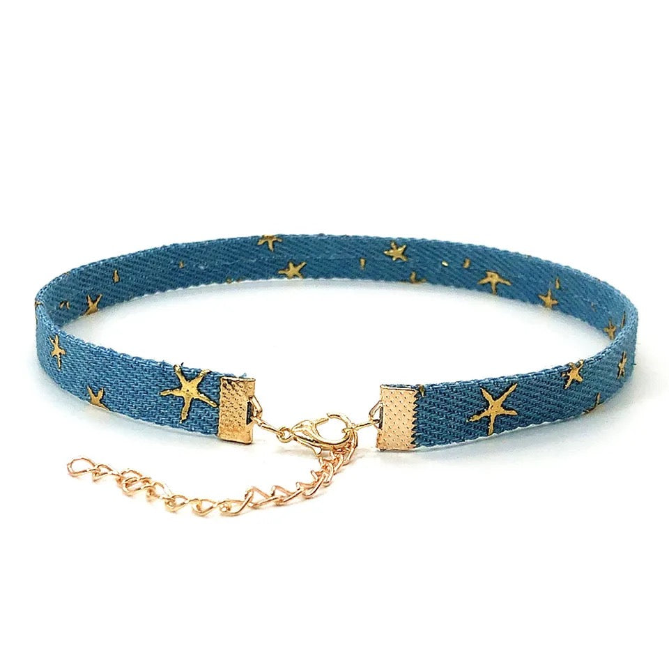 Denim Choker