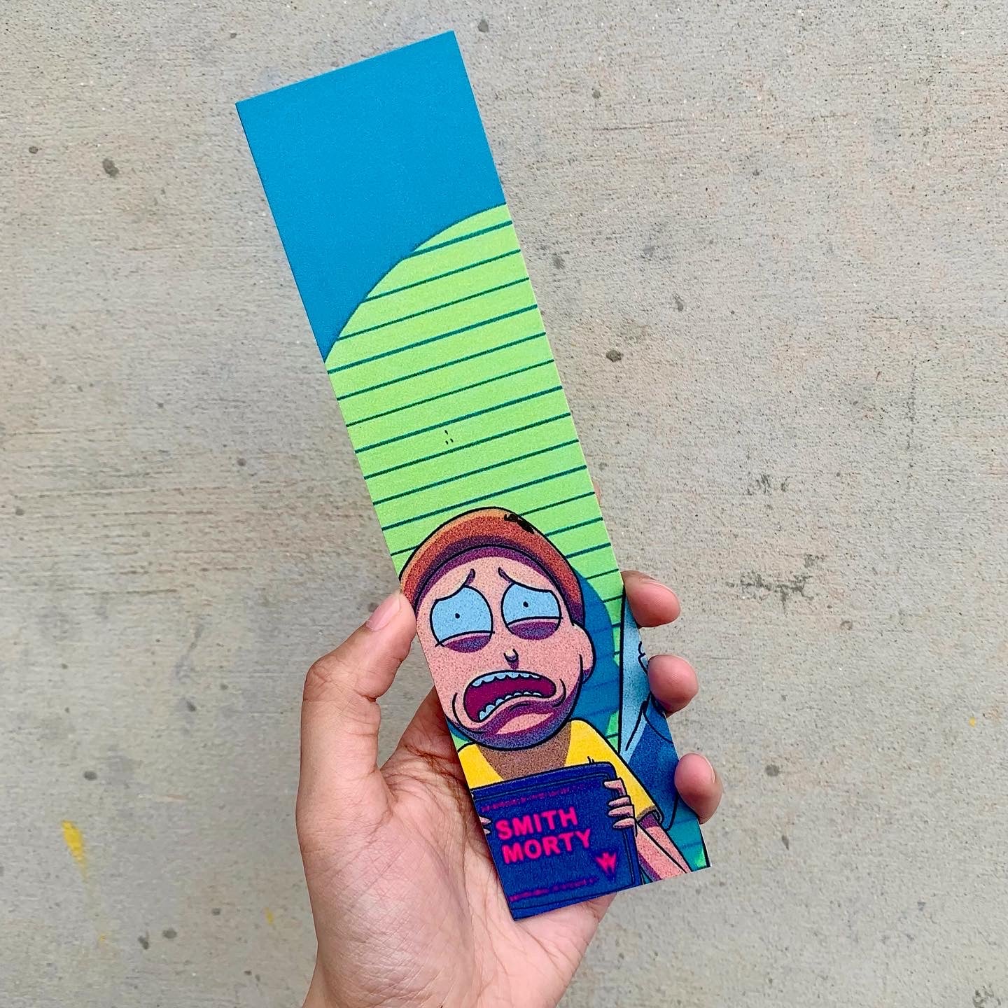 Rick and morty bookmark 04