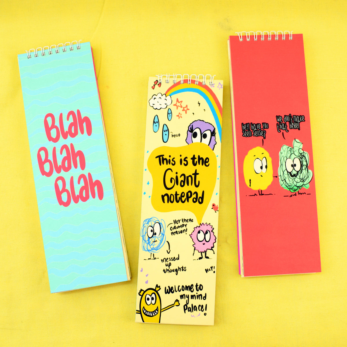 Set of 3 Giant notepad