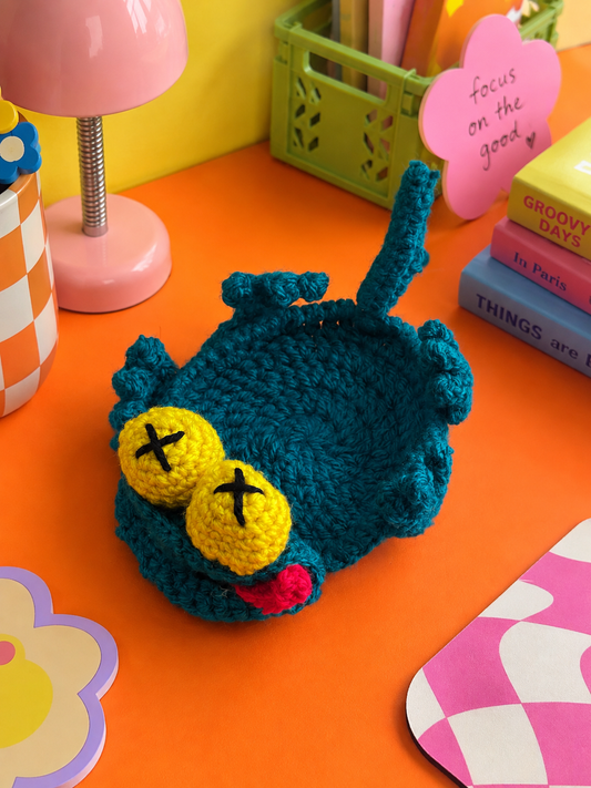 Crochet Gecko Coaster