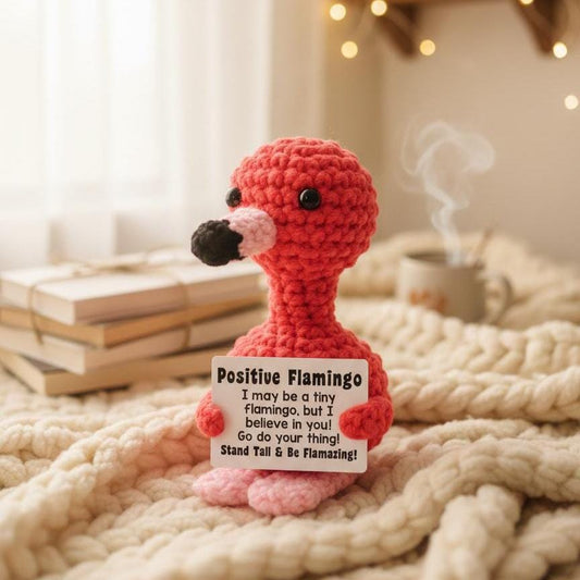 Crochet flamingo