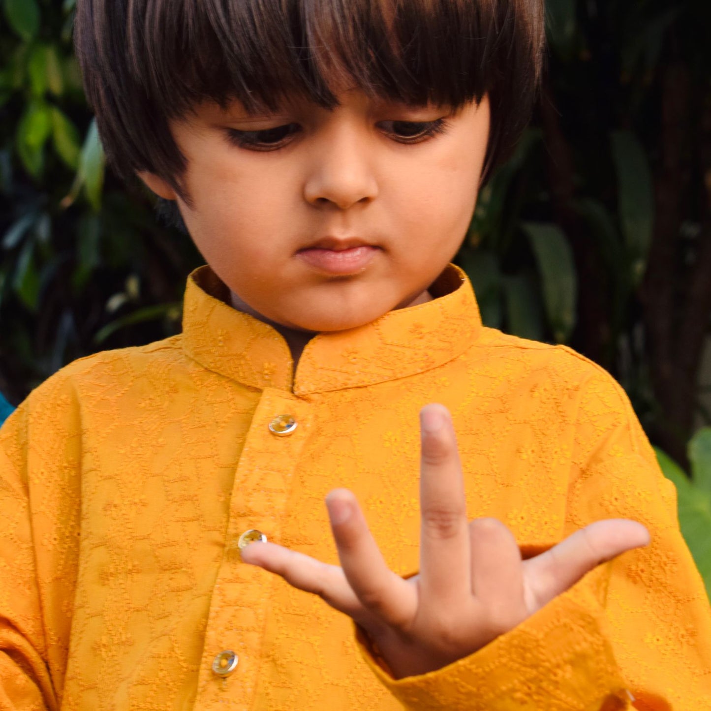 Mustard Kurta