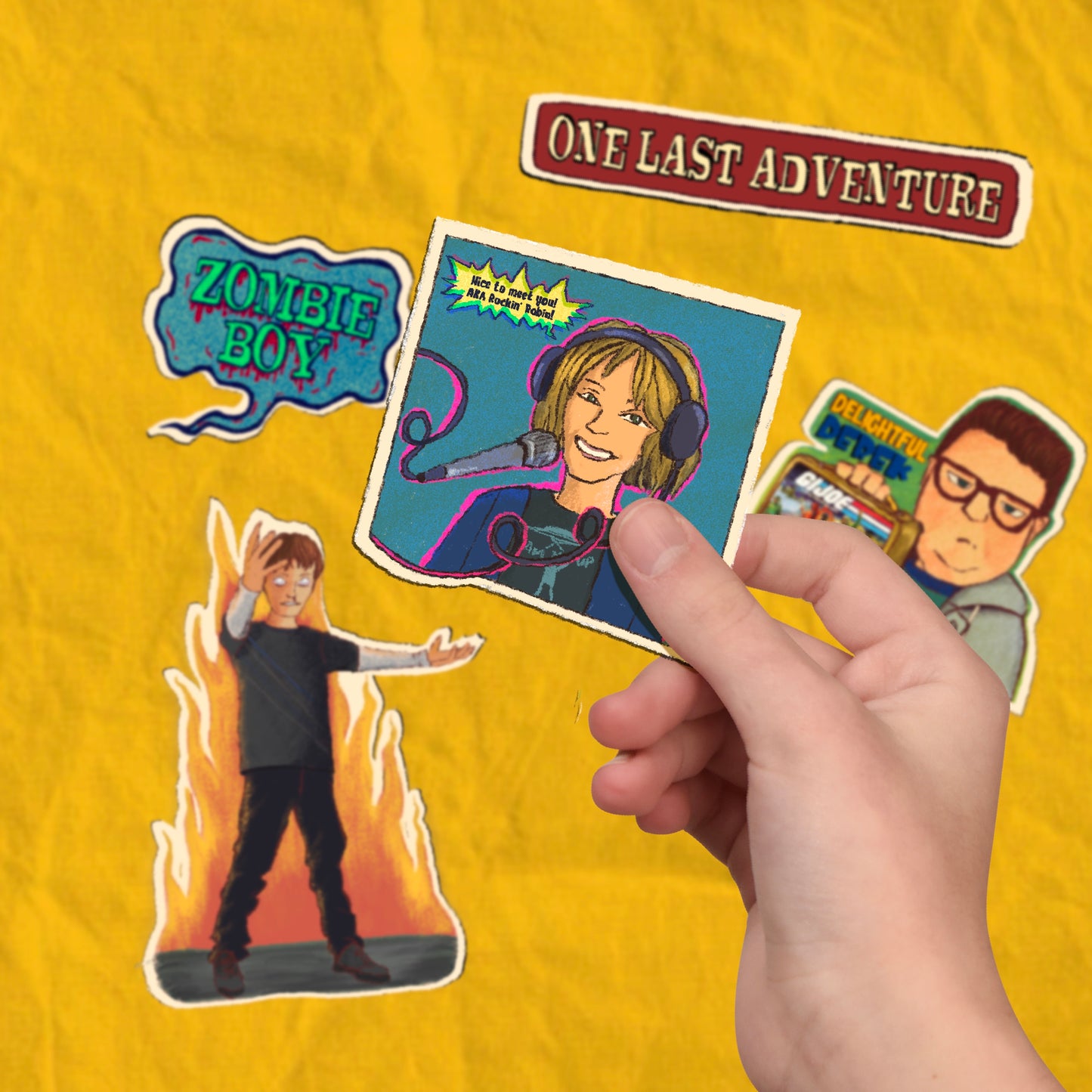 Stranger Things Pack of 10 sticker