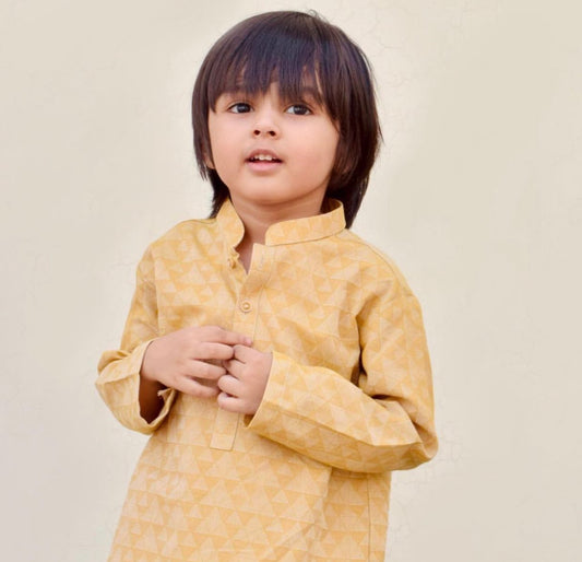 Beige Kurta