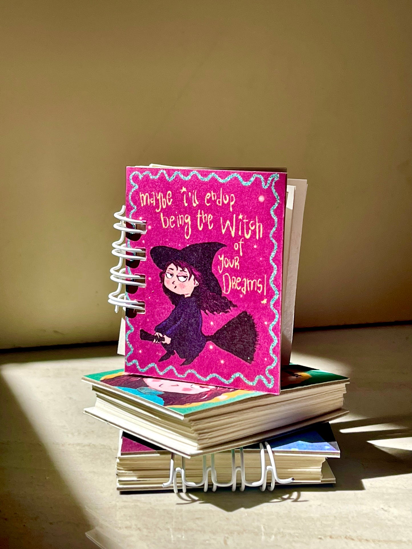 Witch miniature notebook