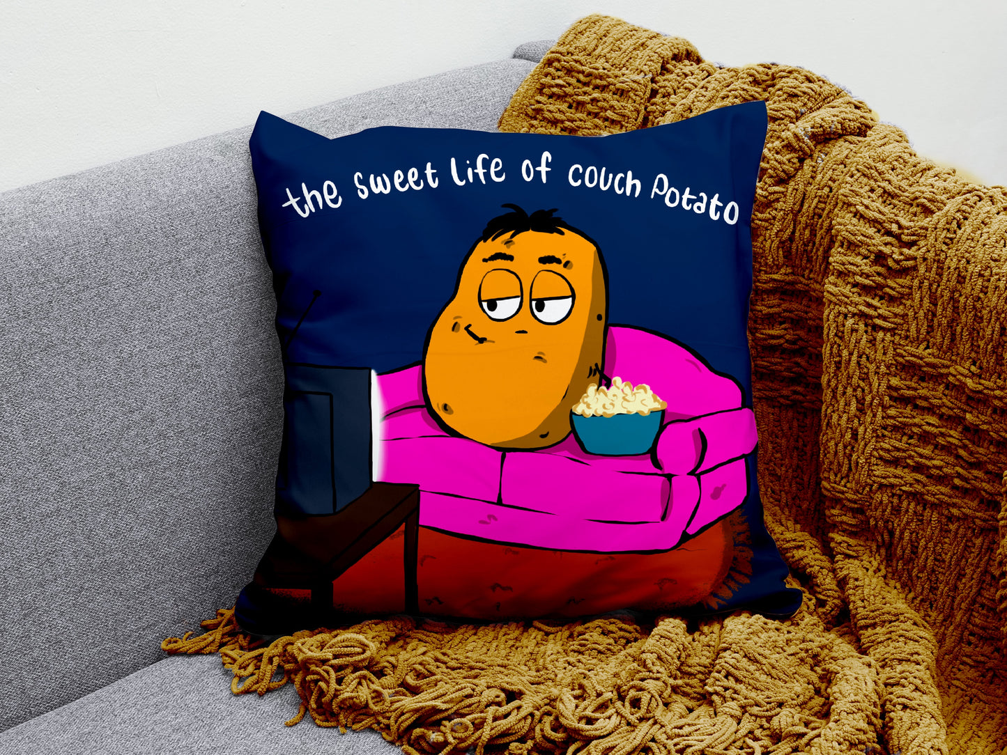 Couch Potato Cushion Cover