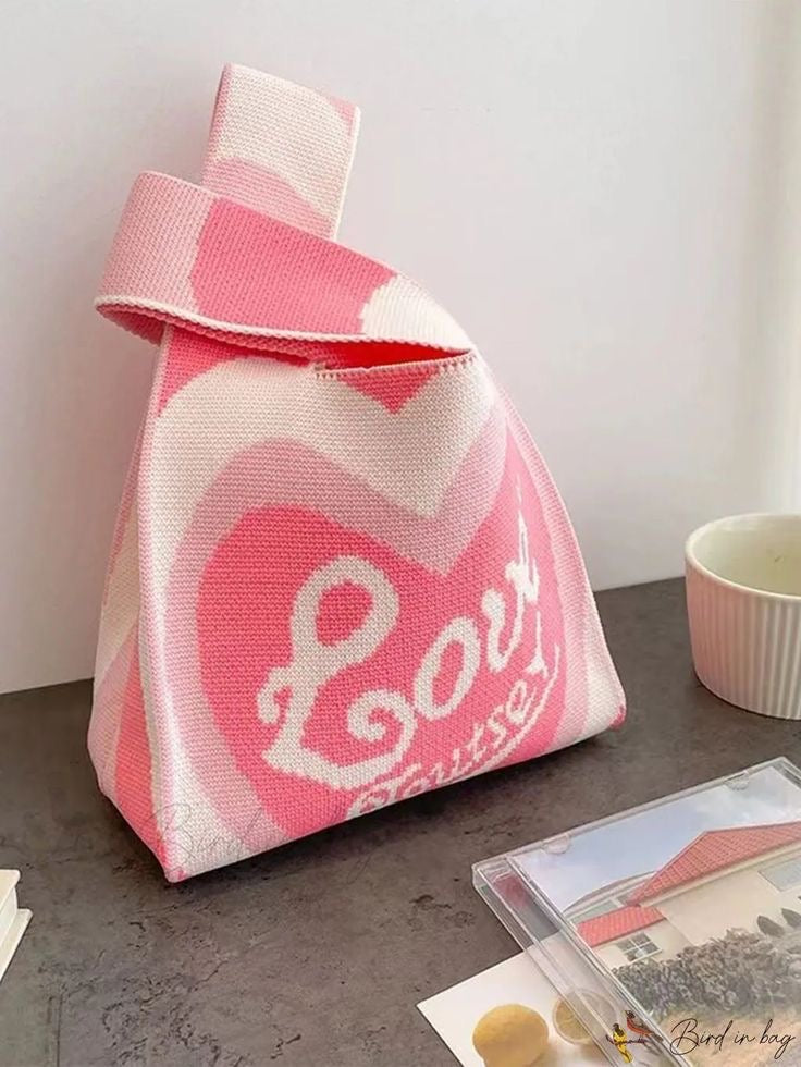 Pink Heart Beauty Bag