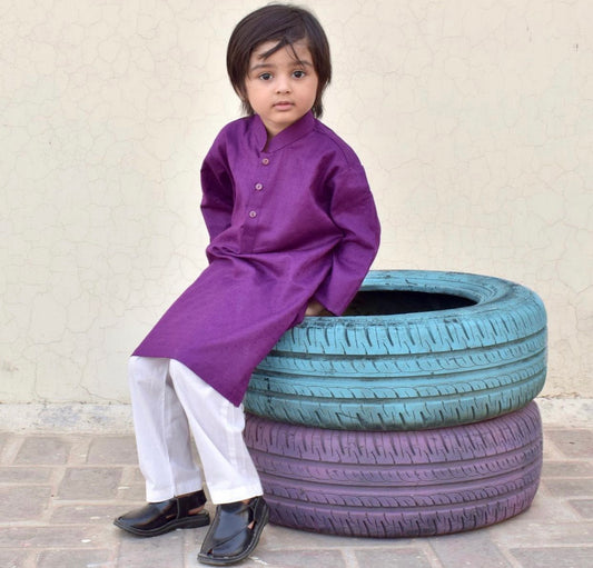 Purple Kurta