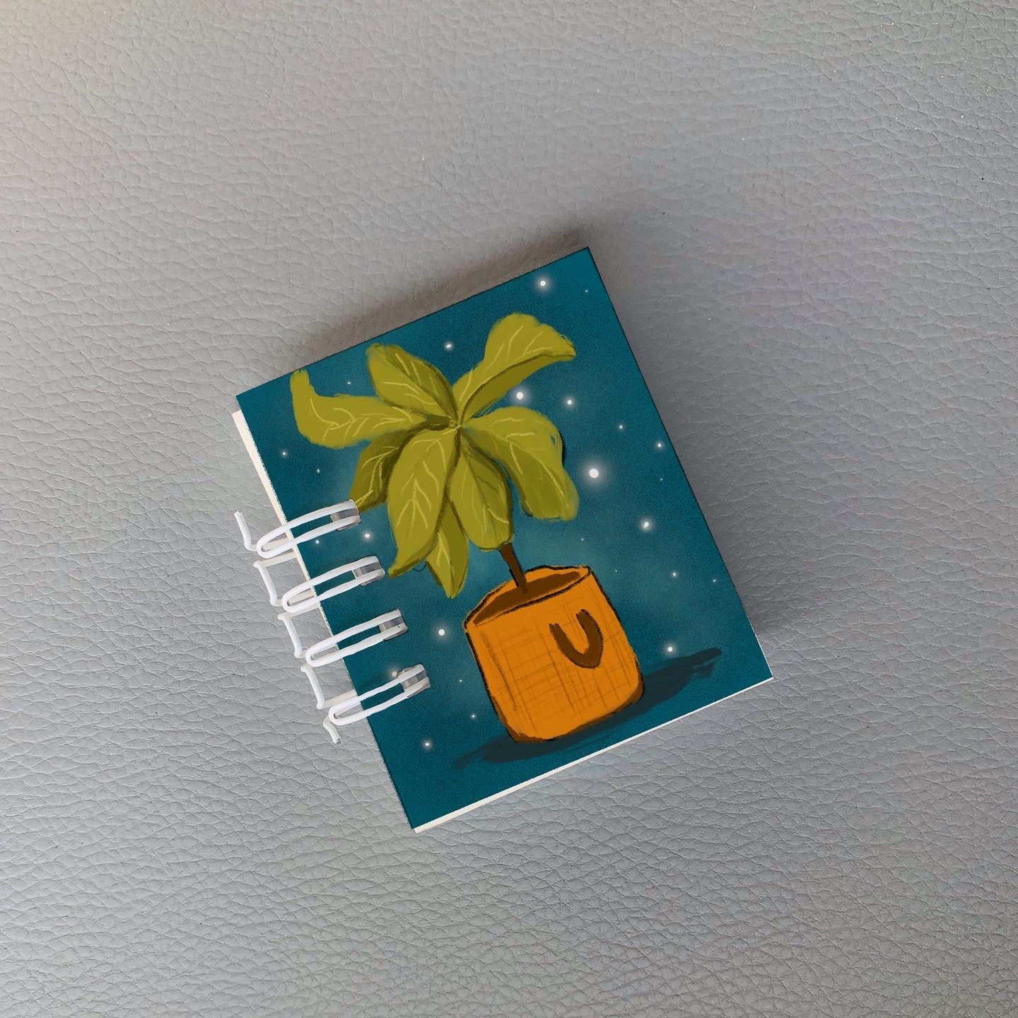 Plant miniature notebook