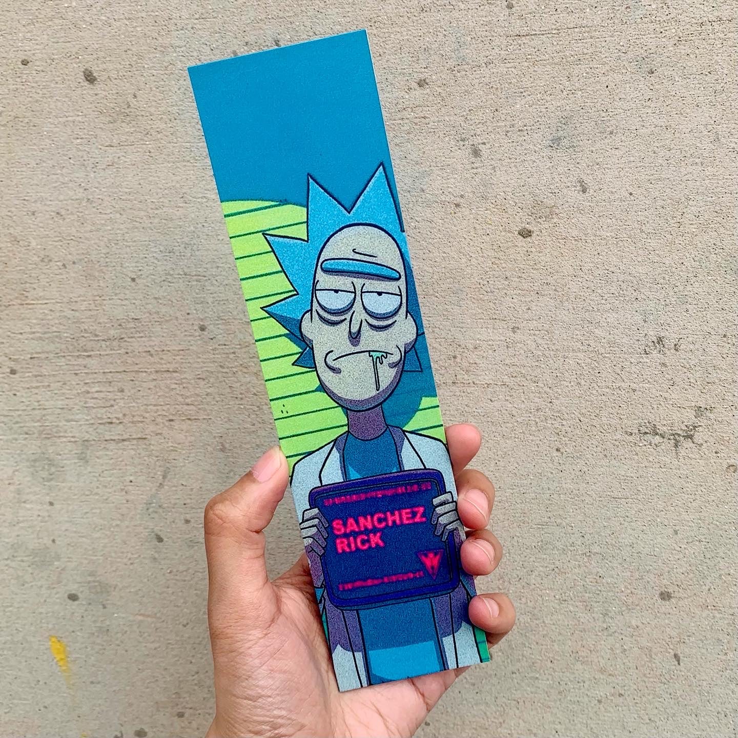 Rick and morty bookmark set of 5