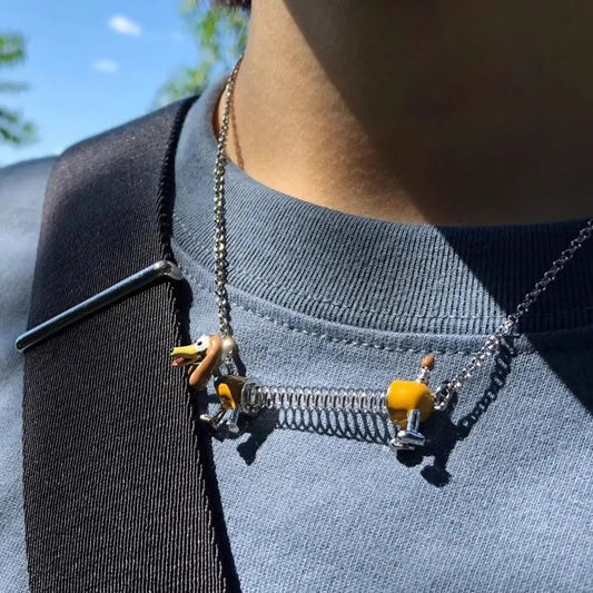 Slinky dog necklace