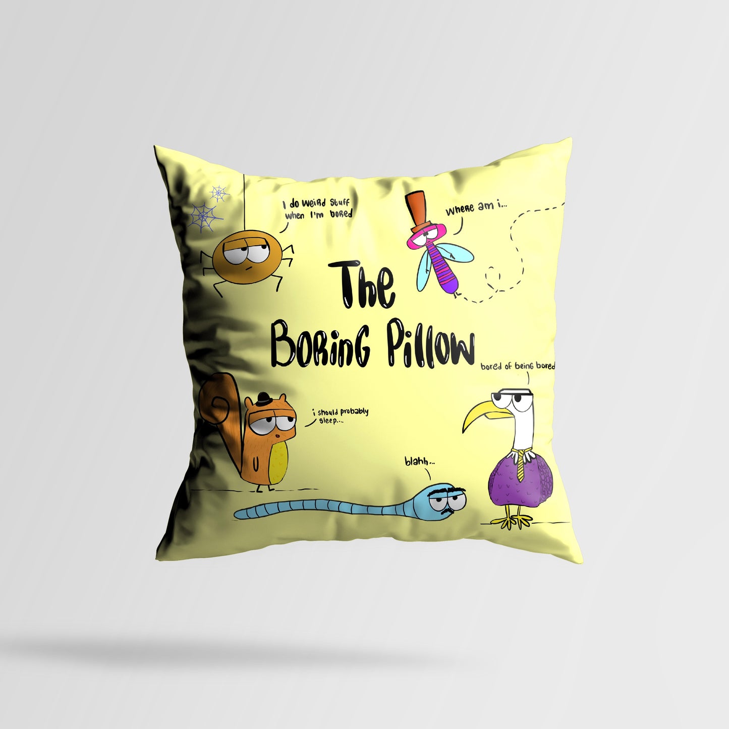 The Boring Pillow Cushion Cover
