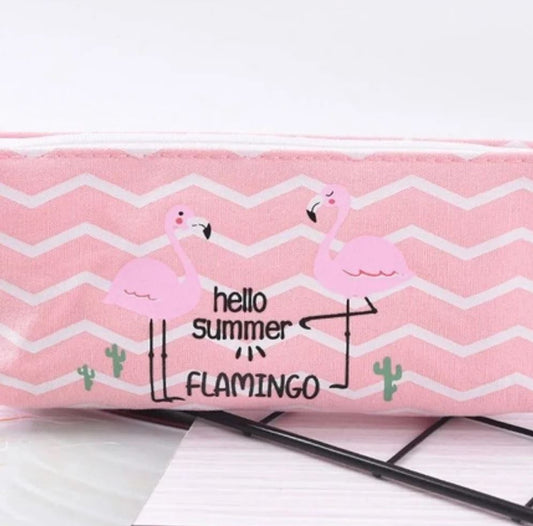 Happy Flamingo Pouch