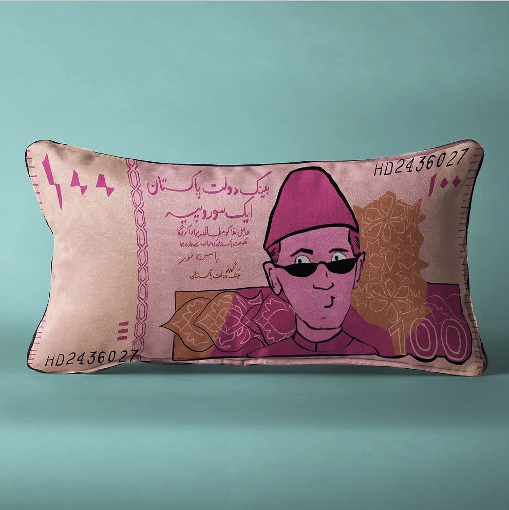 Hundred Rupee Cushion