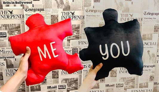 Me+you Puzzle cushions