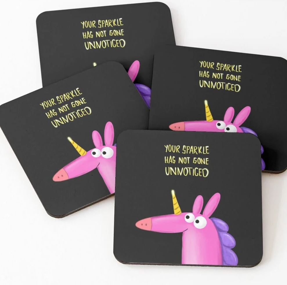 Unicorn Tea Coaster